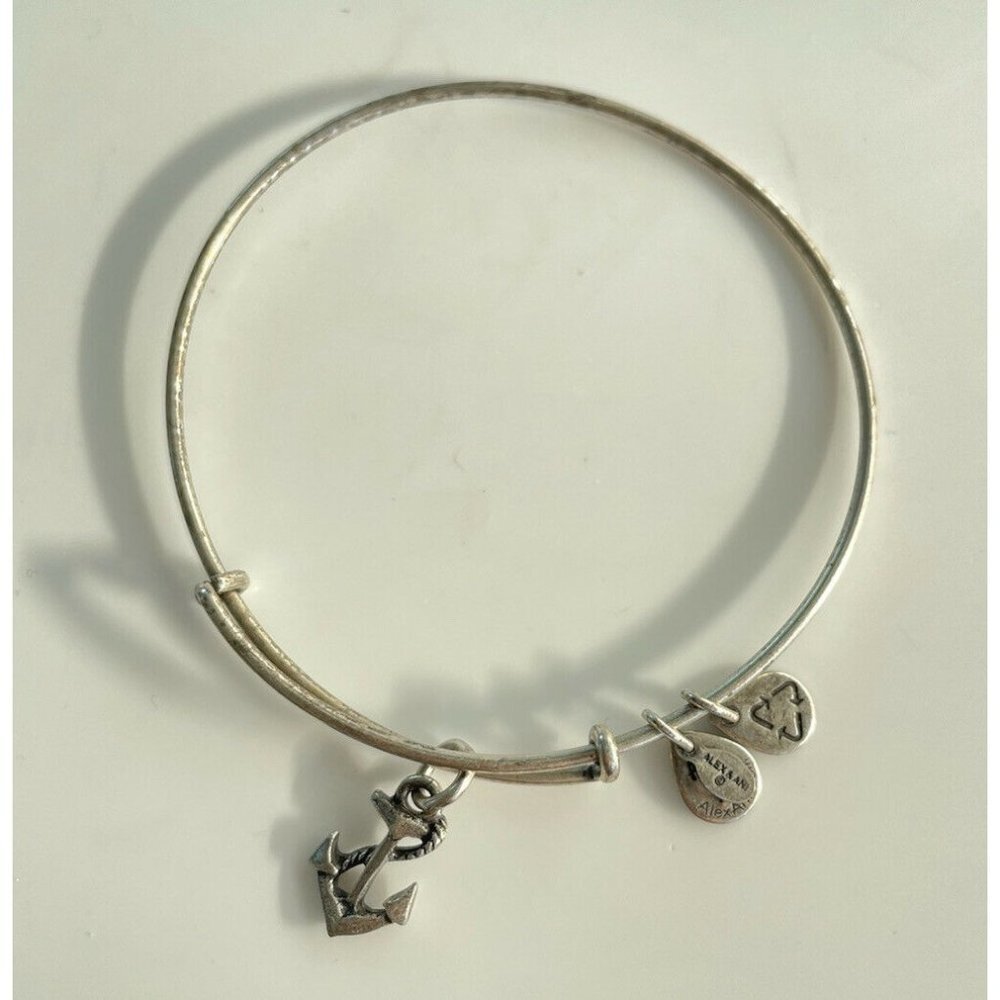 Alex and Ani Anchor Silver Toned Bracelet